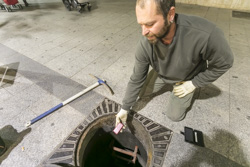 Tasques de recerca de rates al centre de Sabadell 